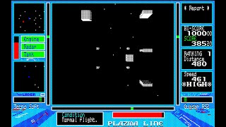 Sharp X1 Game: Plazma Line (1984 Tecno Soft)