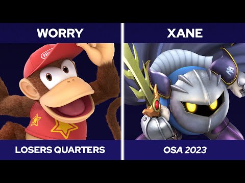 OSA 2023 Singles - worry (Diddy Kong) vs. xane (Meta Knight) - SSBU Tournament