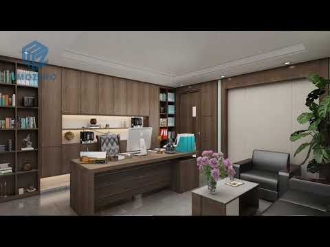 5 mẫu thiết kế nội thất văn phòng giám đốc đẹp