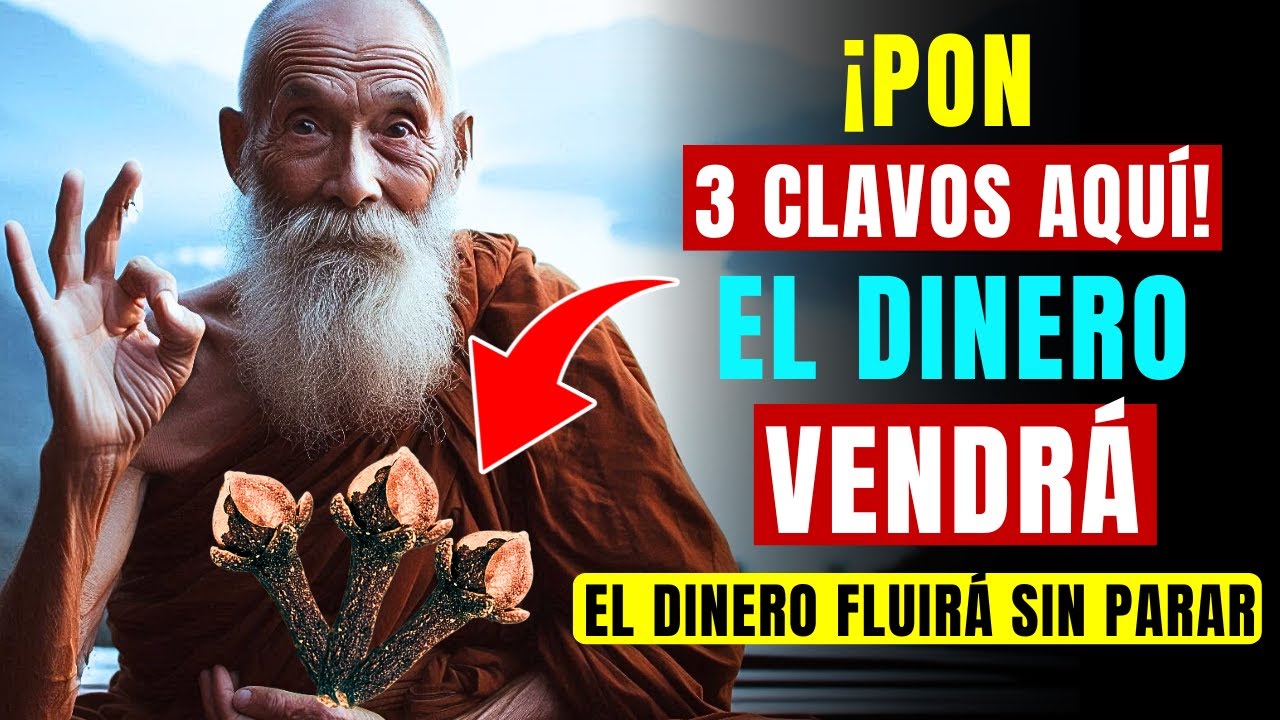 ¡HAZLO YA! PON 3 CLAVOS EN ESTE LUGAR AHORA Y EL DINERO LLEGRÁ EN ABUNDANCIA | Enseñanzas Budistas