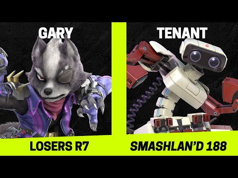 SmashLAN'd 188 Losers R7 - Gary (Wolf) vs Tenant (R.O.B.) - SSBU Tournament