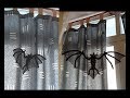 Murcielago hecho de limpia pipas para decorar en halloween 🦇🎃