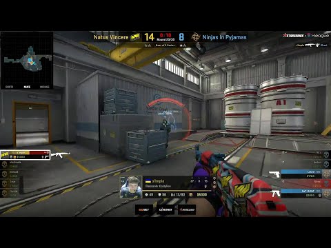 s1mple ace with 1v3 clutch vs. NIP | STARSERIES I-LEAGUE SEASON 7
