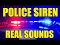1 Hour flashing police siren for chase or Extreme/Red-Blue siren with excellent 3D sound