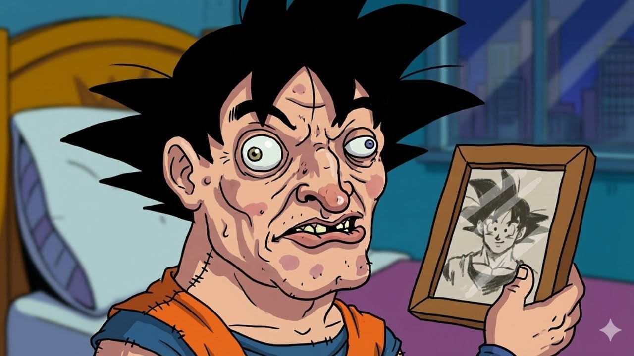 ¿Qué le hicieron a Goku? La copia más perturbadora y chida que he visto