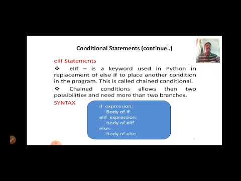 Session 11 Conditional Statements In Python Programming