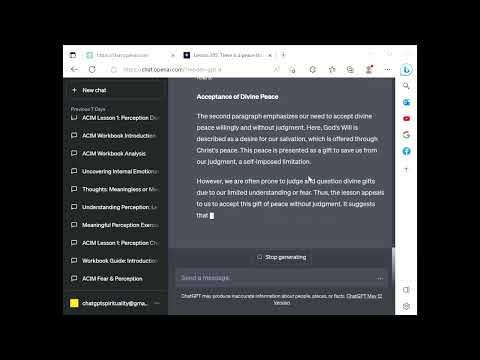 ChatGPT Spirituality ACIM Lesson 305 - There is a peace that Christ bestows on us