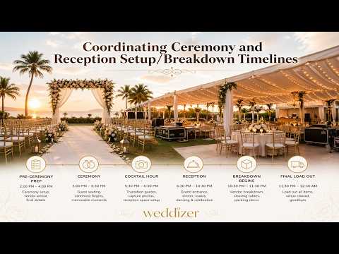 Wedding Timeline Secrets: Perfect Ceremony & Reception Setup Without Stress!