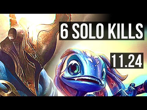 PANTHEON vs FIZZ (MID) | 14/1/5, Legendary, 6 solo kills | NA Diamond | 11.24