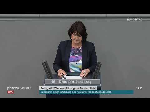 Bundestagsdebatte zur Wiedereinführung der Meisterpflicht am 28.06.19