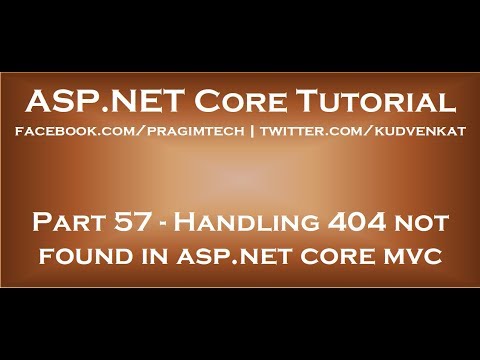ASP NET Core Tutorial