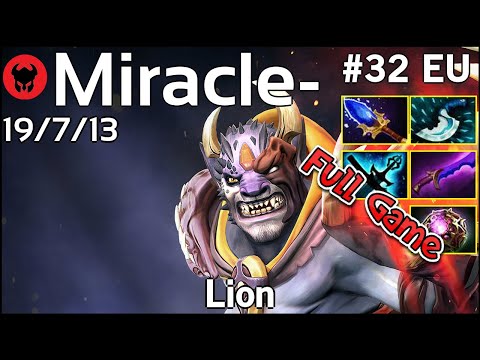 Miracle- [Liquid] plays Lion!!! Dota 2 Full Game 7.21