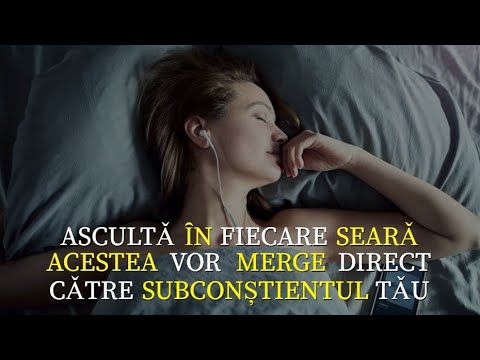 🎧 ASCULTǍ ȊN FIECARE NOAPTE! "EU SUNT" Afirmații Pozitive pentru Succes,Sănătate şi Fericire.