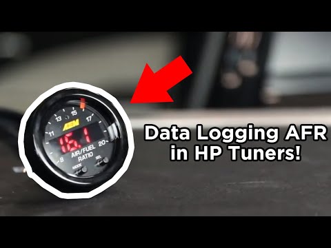 Data Logging AFR  in HP Tuners!