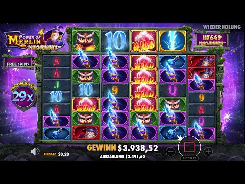 MAX WIN ON POWER OF MERLIN MEGAWAYS (MAX MEGAWAYS)