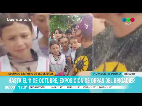 Hasta el 11 de octubre se desarrolla el Segundo Simposio de Esculturas en Humberto Primo