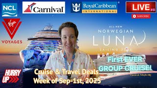 Weekly Cruise Specials #8!! | Norwegian-Holland-Virgin | Carnival Festivale - Our 1st GROUP CRUISE!