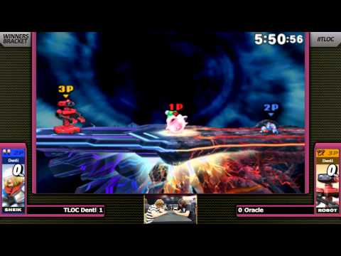 Shockwave 5 Smash 3DS - TLOC Denti (Sheik) vs Oracle (ROB) - Winners Bracket