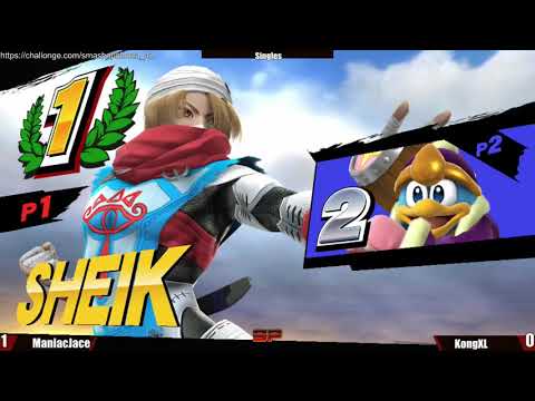 SmashaPalooza 42: Losers Semis - MaNiAcJaCe (Sheik) vs KongXL (King Dedede)