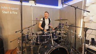 John Legend - Start a Fire [ La La Land ] - ( Drum Cover )