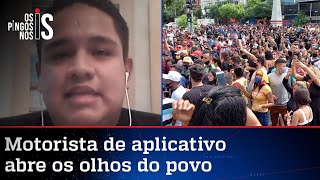 Líder dos protestos em Manaus conversa com Os Pingos nos Is