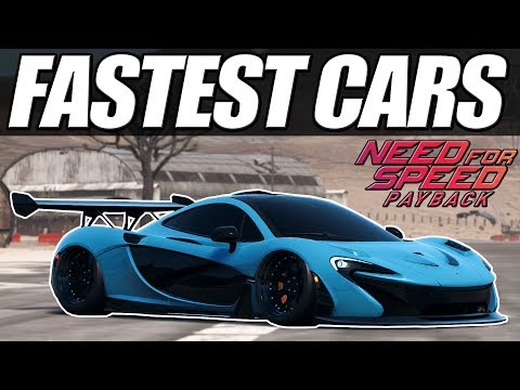 FASTEST CARS IN EVERY CLASS [DRIFT, RACE, ETC] | NEED FOR SPEED PAYBACK