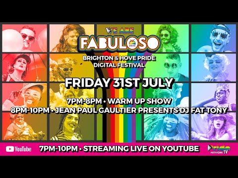 Brighton Pride  FRIDAY: We are FABULOSO - Warm Up Show