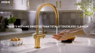 Moen A HANDS-FREE CLEAN UP WITH BAKING’S BEST FRIEND