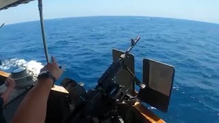 video: US fires warning shots at Iranian boats in Strait of Hormuz