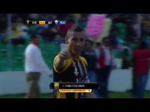 Pablo Escobar Olivetti (The Strongest) - 21/12/2016 - The Strongest 7x2 San José - 2 gols