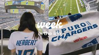 CHARGERS VS BRONCOS GAME, SPOOKY COFFEE SHOPS, ERRANDS | week in the life vlog
