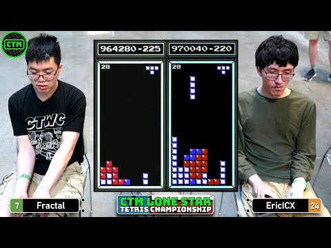 CTWC REMATCH! Fractal, Eric, Rhubarb, Ella | Redemption Rd 1+2 | Classic Tetris Monthly Lone Star