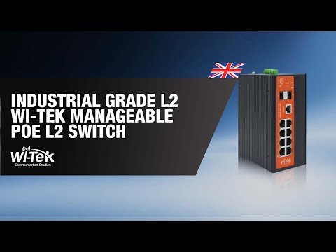 Industrial grade L2 Wi-Tek manageable PoE L2 switch - WITEK-0001 | By Demes