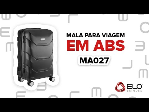 Video sobre o produto: Mala para viagem média personalizada