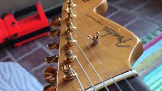 Video thumbnail for 1997 Collector Edition Fender Stratocaster NOS @ EddieVegas.com by eddievegas1