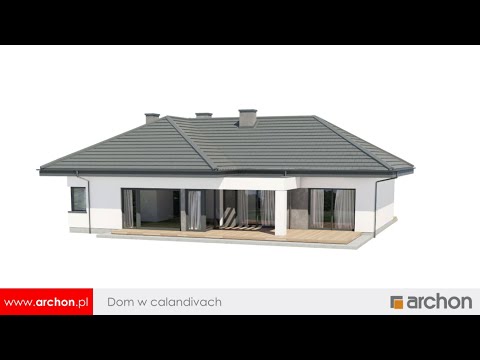 Dom w calandivach – Nowoczesna parterówka I ARCHON+ Projekty Domów