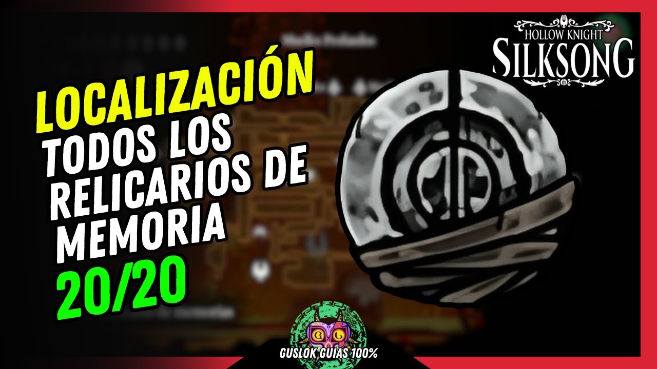 UBICACIÓN de TODOS los RELICARIOS DE MEMORIA | GUÍA 100% | 💯Hollow Knight: Silksong🏆 UBICACIÓN de TODOS los RELICARIOS DE MEMORIA | GUÍA 100% | 💯Hollow Knight: Silksong🏆