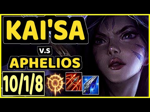 ATTILA (KAI'SA) vs APHELIOS - 10/1/8 KDA BOTTOM ADC CHALLENGER GAMEPLAY - EUW