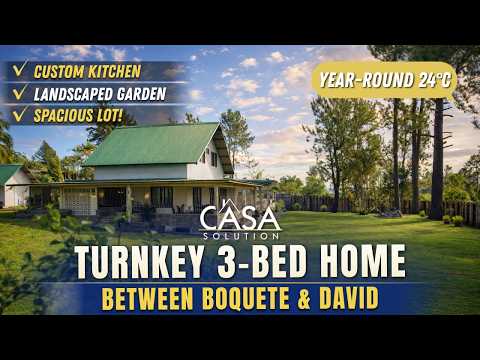 Turnkey Home in Panama with Land, Views & Ideal Climate | Potrerillos, Chiriquí