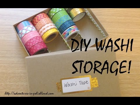 DIY WASHI TAPE STORAGE | Birchbox Upcycling Project