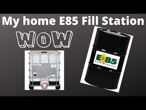 My DIY E85 Fill Station in 55 Gallon Drum in home garage!! | Amanda Rae Jean