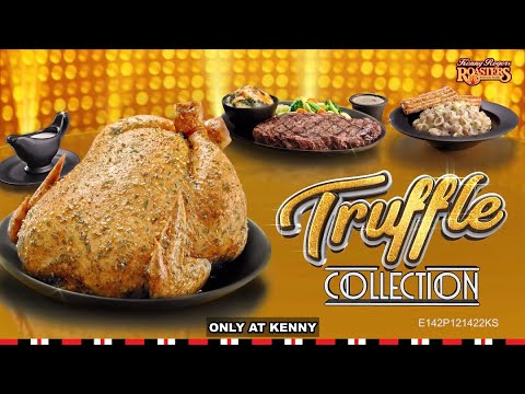 O luxo encontra o delicioso com a nova coleção de trufas Kenny Rogers Roasters!