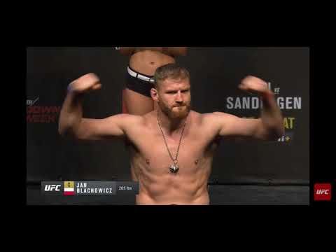 Jan Blachowicz Glover Teixeira official weigh-in ceremony UFC 267 HD full