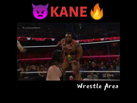 BIG E scared from  KANE🔥 || KANE'S ATTITUDE 😈 || #shorts #youtubeshorts #kane #wwe