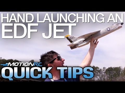Hand Launching an EDF Jet | Quick Tip | Motion RC