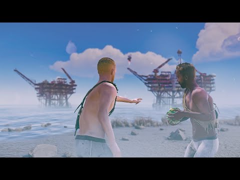 Rust - I played duo with the oldest Man and we dominated the Oilrigs (Movie)