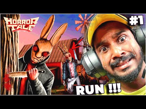 ESCAPE FROM  🐰 RABBIT KILLER 🔪 | HORROR TALES | PART 1  😱😰 #horrorgaming #gameplay #horrorstories