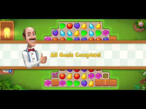 Gardenscapes Level 52 - No Boosters