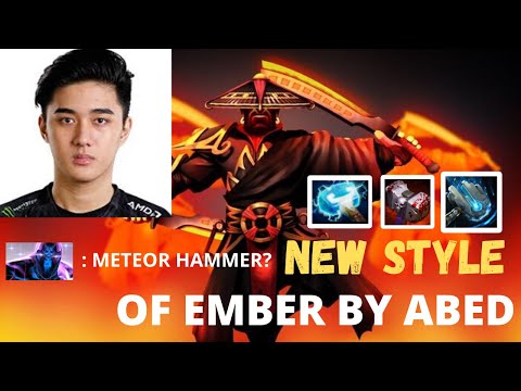 7.26C NEW STYLE OF EMBER SPIRIT METEOR HAMMER 2020 BY ABED Best Guide Fast GG Dota 2 Gameplay