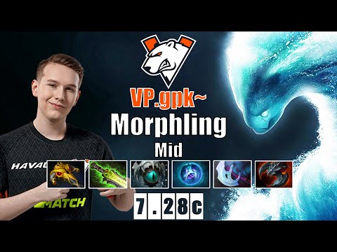 Morphling Mid | VP.gpk~ | DOTA PROS LOVE MORPHLING MID | 7.28c Gameplay Highlights